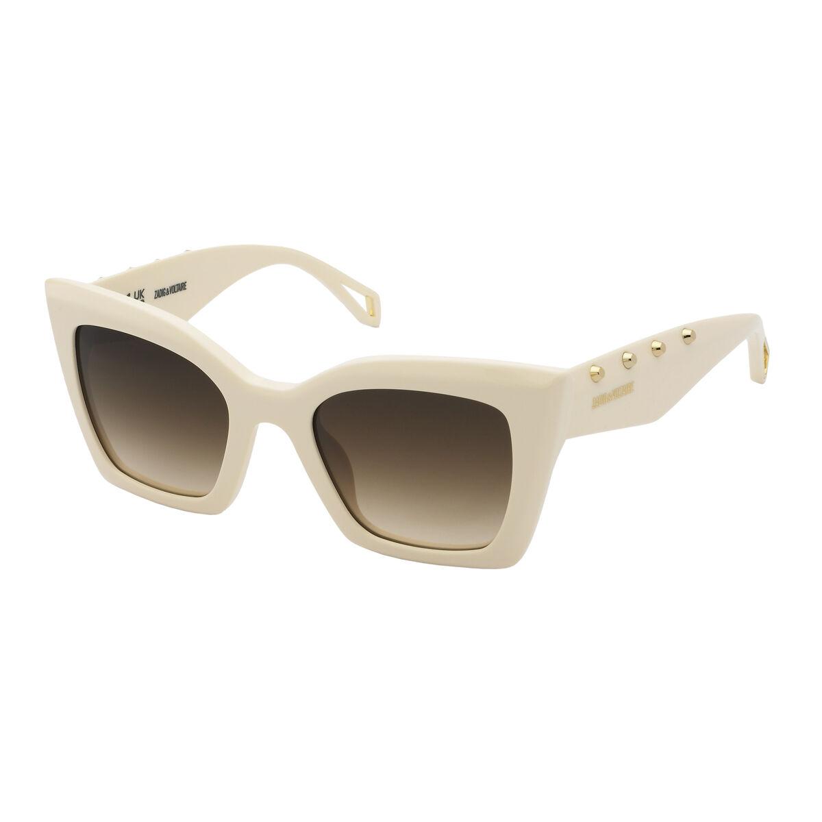 Zadig & Voltaire solbriller til kvinder SZV409-5206Y1 - Ø 52 mm, beige/brun