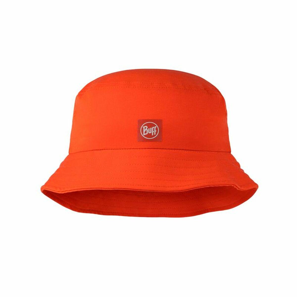 Buff Hat Solid Poppy - Orange bucket hat L/XL