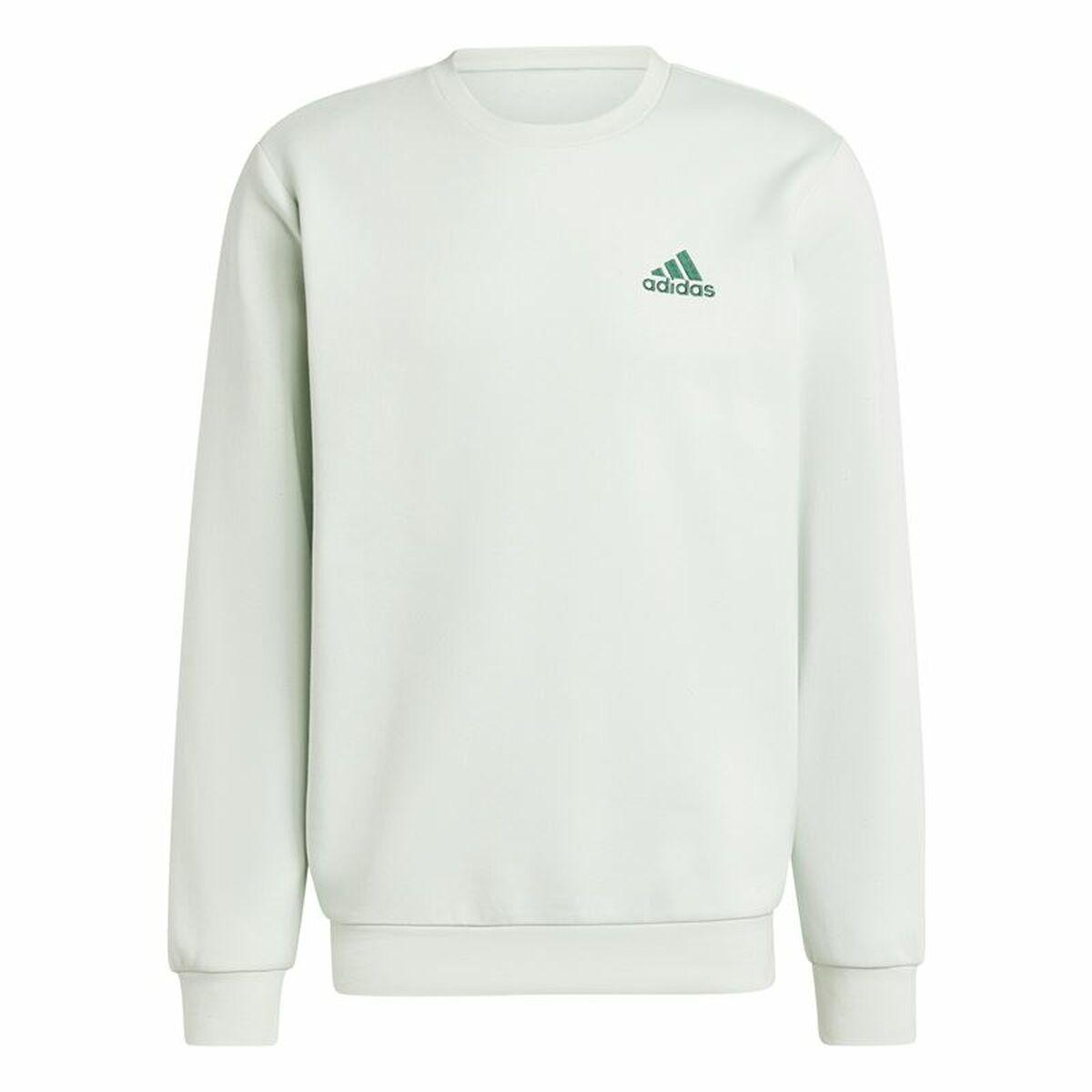 Adidas Essentials sweatshirt uden hætte - Grøn, XXL