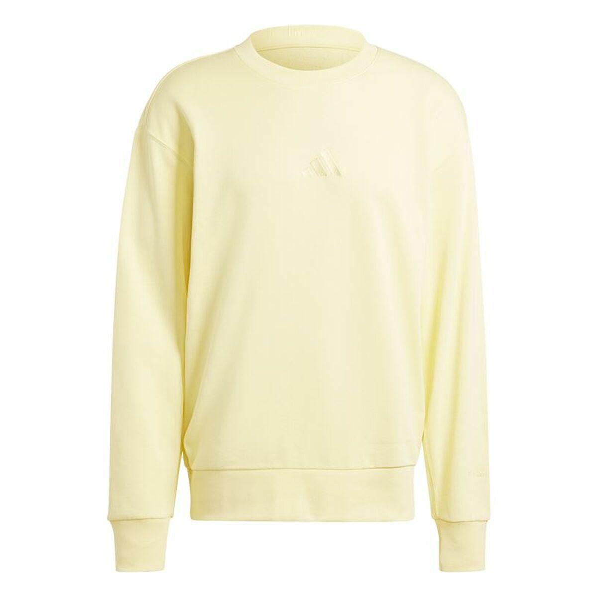 Adidas All SZN French Terry Crew sweatshirt - gul, herre L