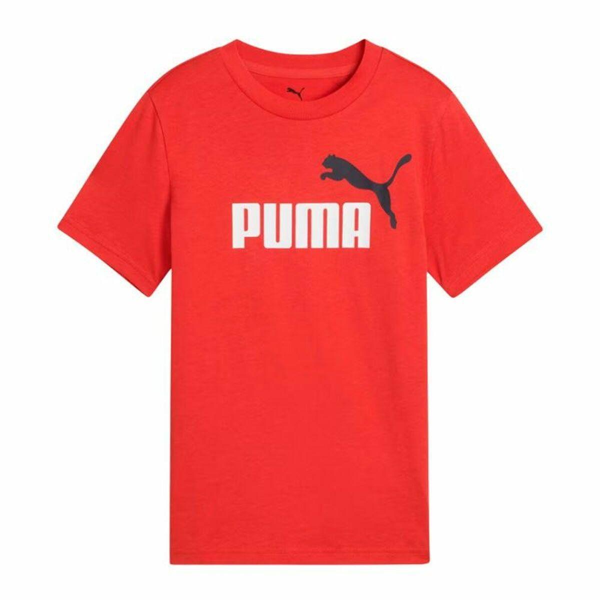 Puma Essentials kortærmet T-shirt til drenge, rød (11-12 år)