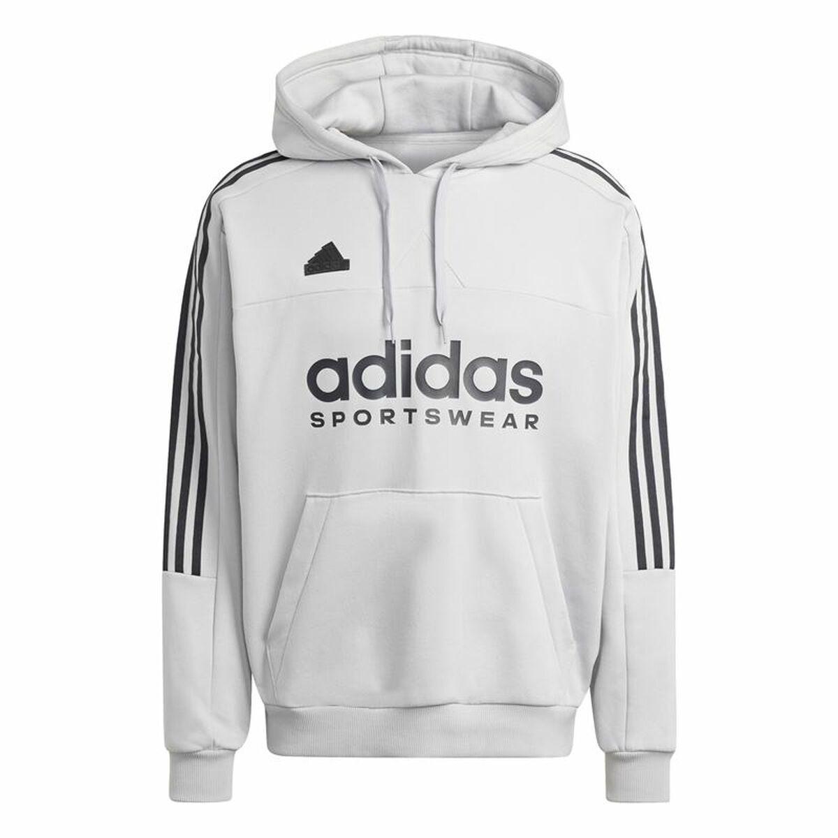 Adidas House Of Tiro hættetrøje til mænd - grå, XS