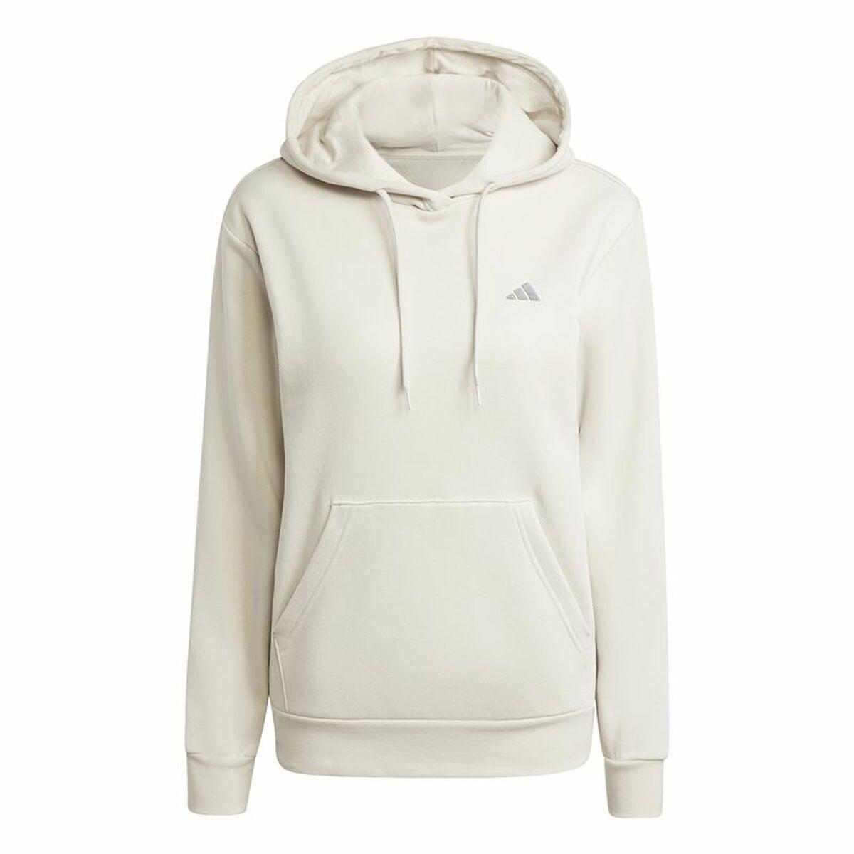Adidas Essentials hættetrøje til mænd - hvid (XS)