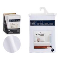 bundplastik Hvid UK dobbeltseng (135 x 200 cm)