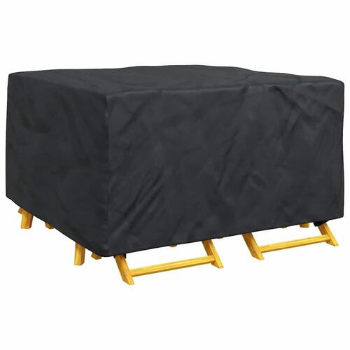Overtræk til havemøbler Sort 150 x 150 x 75 cm 420D