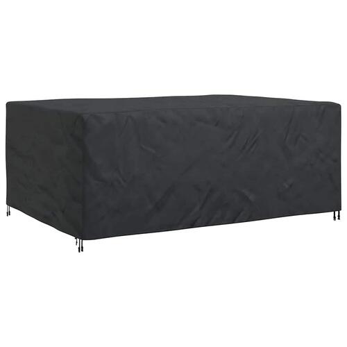 Overtræk til havemøbler Sort 280 x 204 x 106 cm 210D