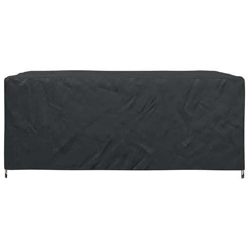 Overtræk til havemøbler Sort 280 x 204 x 106 cm 210D