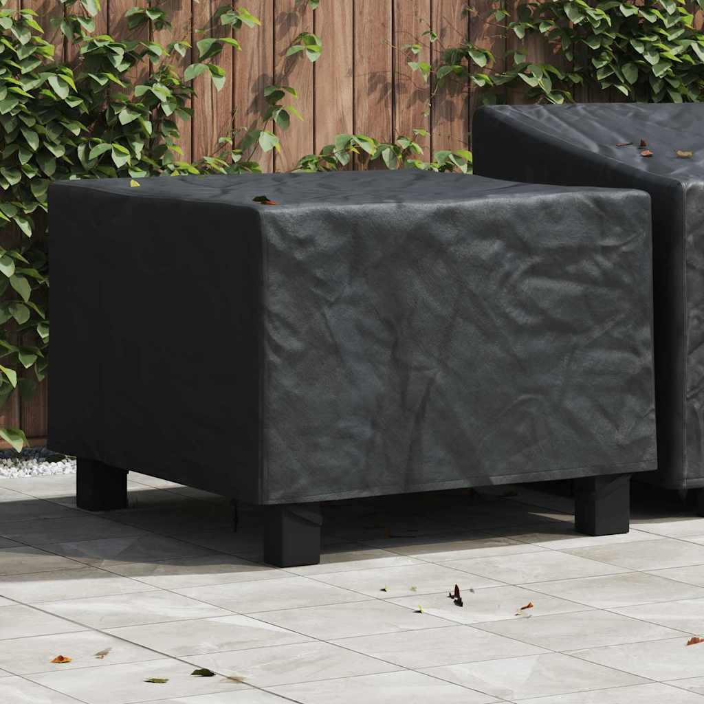 Udendørs møbelovertræk Sort 99 x 99 x 60 cm 420D Oxford Stof billede