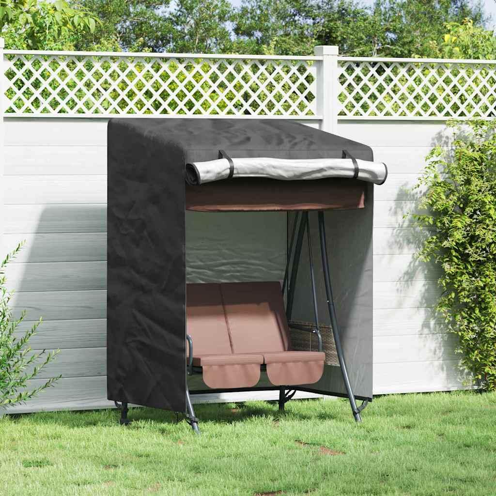 Overtræk til udendørs gynge 120 x 90 x 155 cm 420D Oxford Stof billede