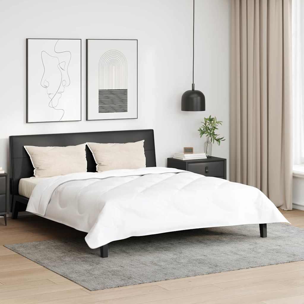 Dynebetræk sæt med pude 3 stk Hvid 240 x 260 cm Microfiber