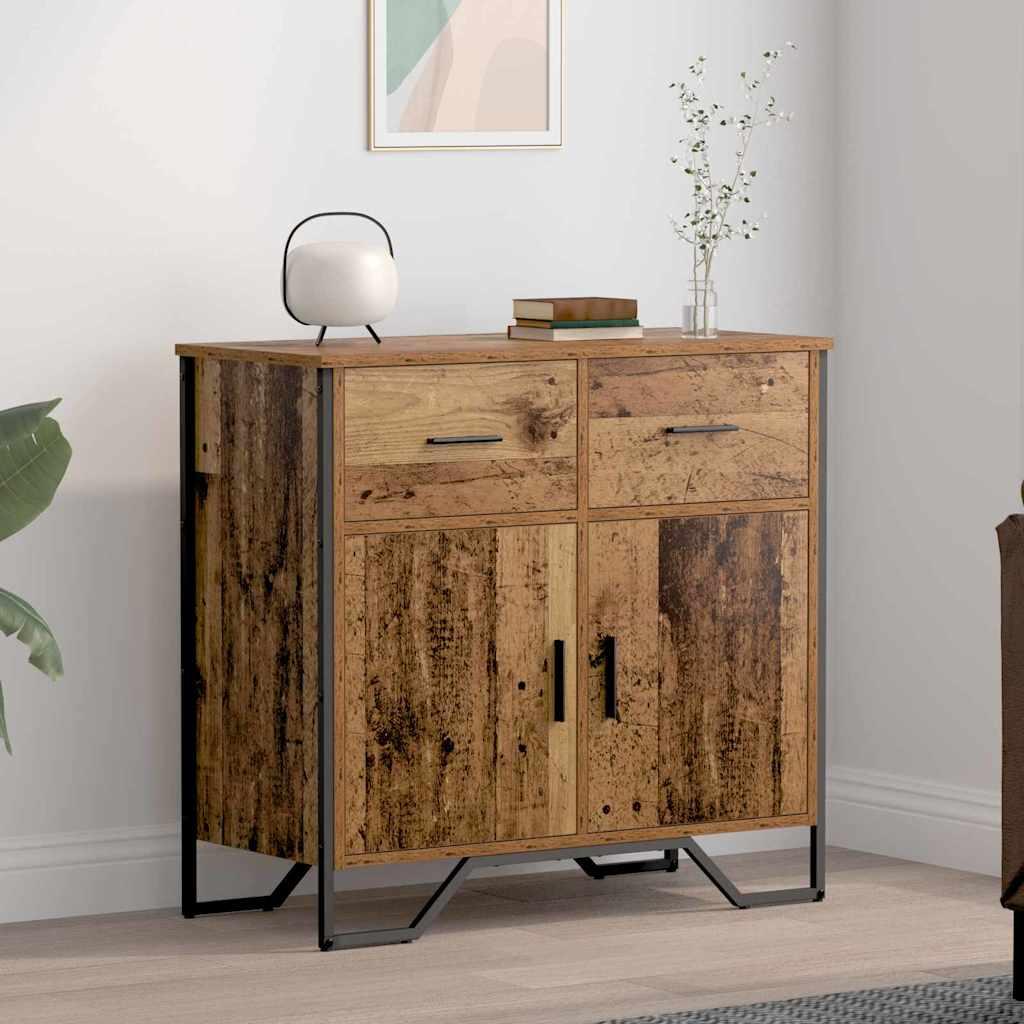 Sideboard Gammelt træ 79.5 x 35.5 x 74.5 cm Konstrueret træ