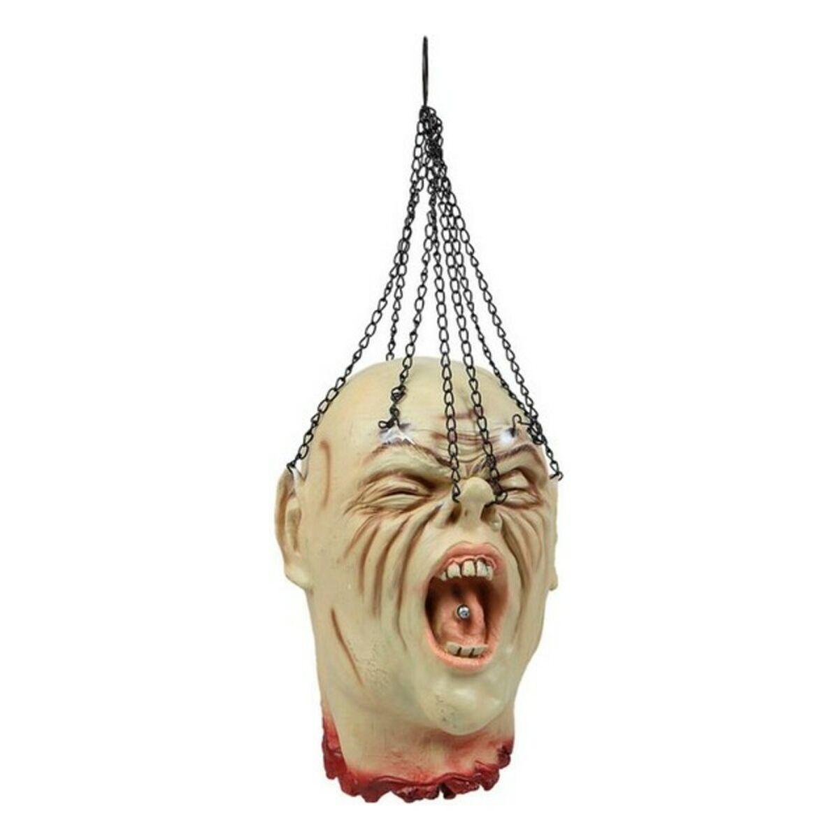 Halloween dekoration - hængende hoved 28 × 17 cm
