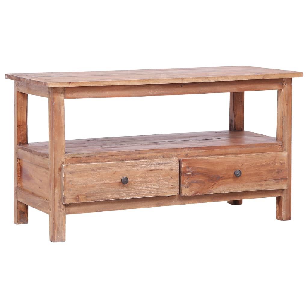 Tv-skab 90x40x50 cm massivt genbrugstræ