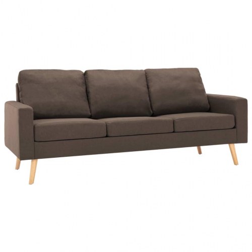 3-personers sofa stof brun