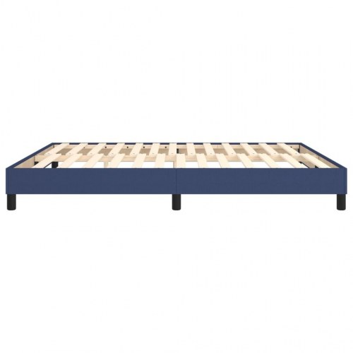 Boxspring sengeramme i stof - 180 x 200 cm, blå