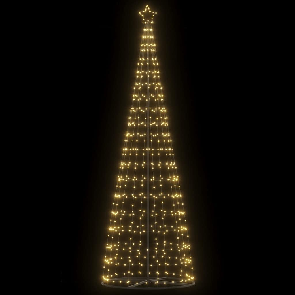 vidaXL LED-juletræ 550 LED'er 300 cm varmt hvidt lys