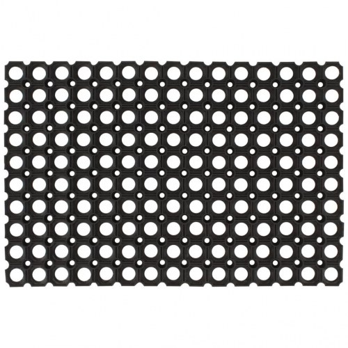 Dørmåtte 60x80 cm rektangulær gummi