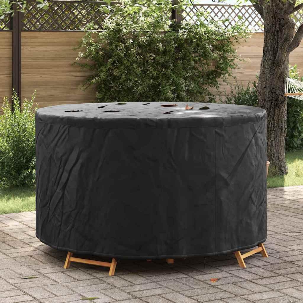 Overtræk til havemøbler Sort 157 x 157 x 71 cm 210D stof billede