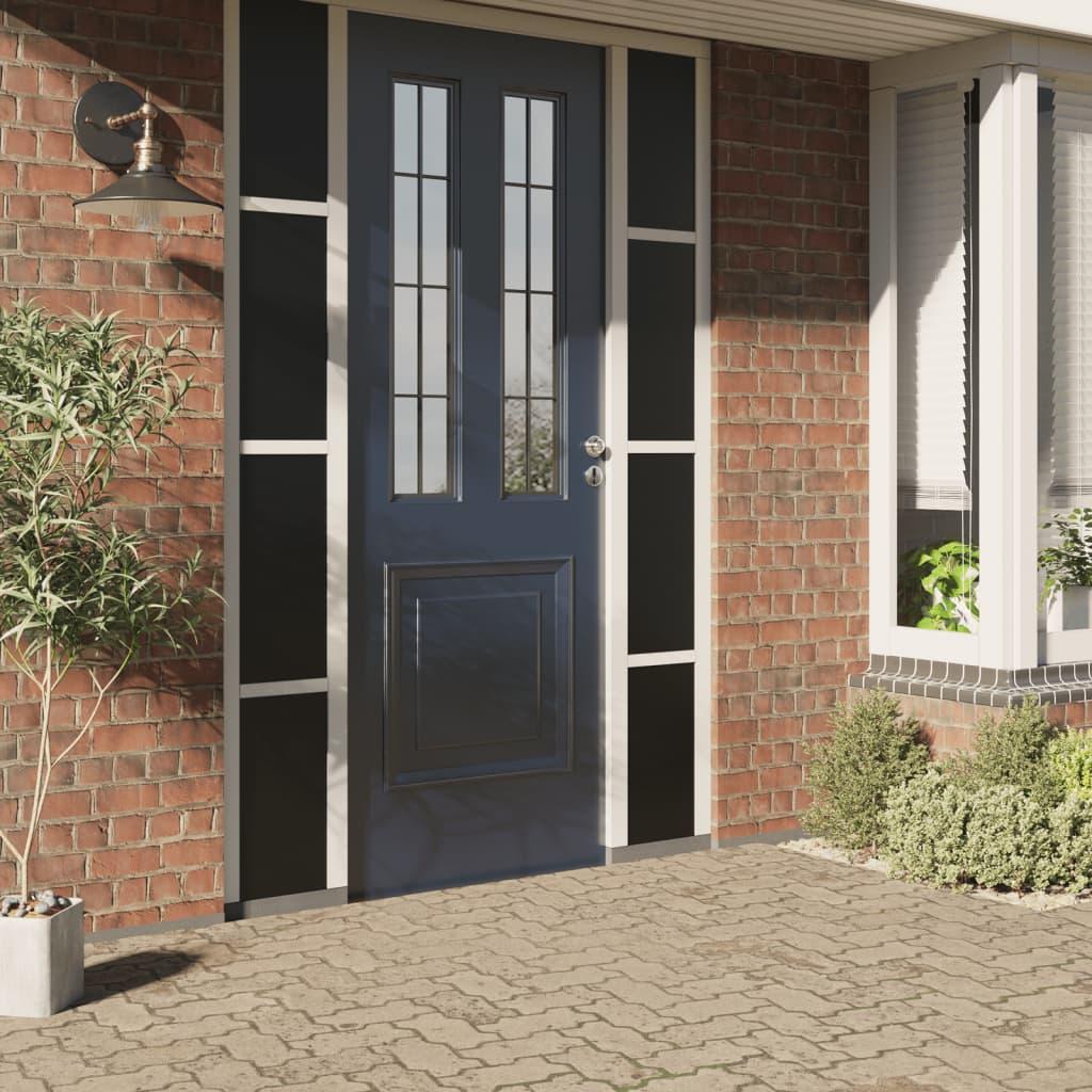 Vinduesfolier 3 stk. matteret PVC sort