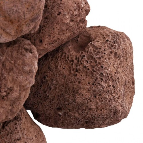 Vulkanske lavasten til akvarium - rød 10 kg (10-30 cm)