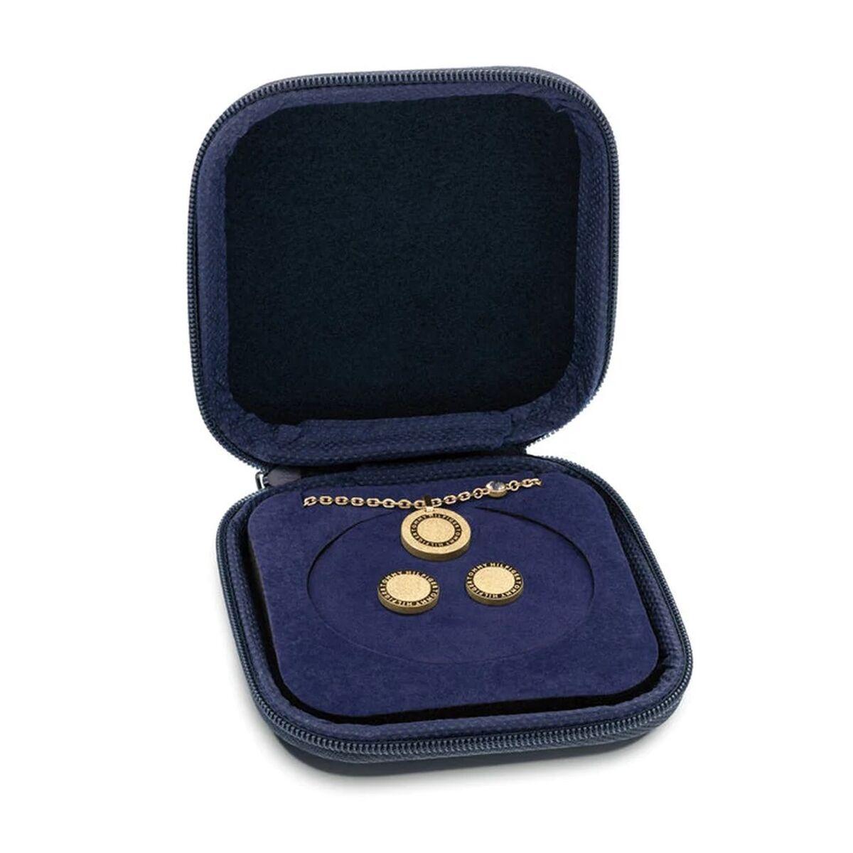 Tommy Hilfiger smykkesæt - halskæde og øreringe, sterling sølv 925 (2770172)