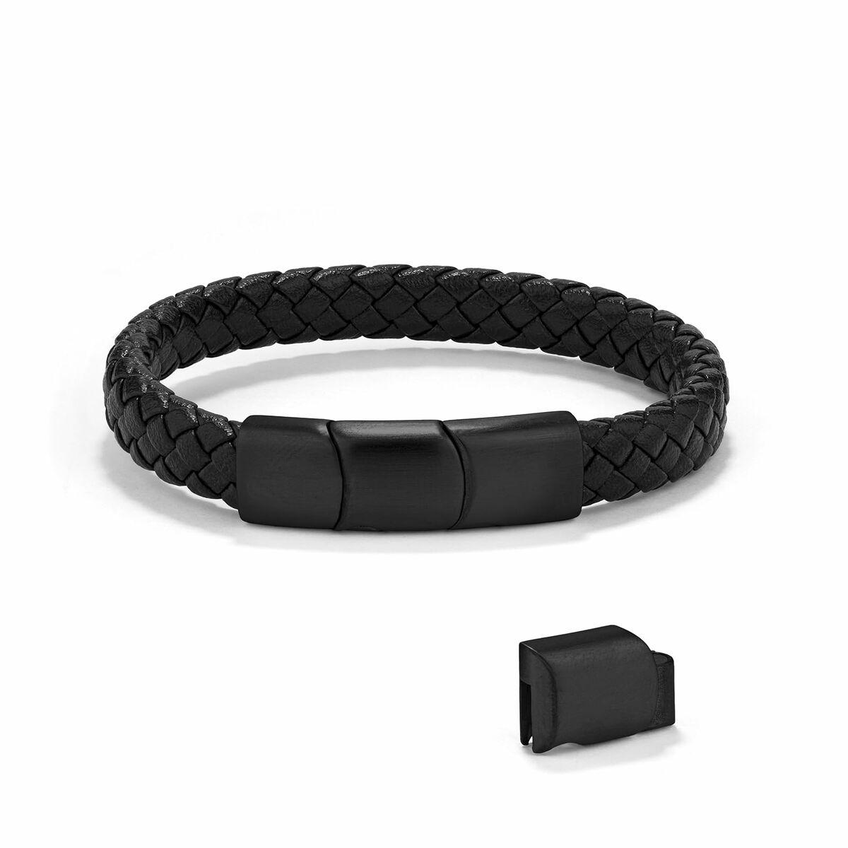 Armbånd til mænd - Radiant RH000297, sort flettet billede