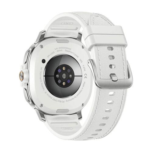 Samsung Galaxy Watch8 Classic smartwatch 46 mm - hvid/sølv, 1,34" AMOLED