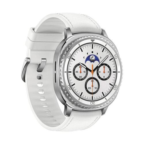 Samsung Galaxy Watch8 Classic smartwatch 46 mm - hvid/sølv, 1,34" AMOLED