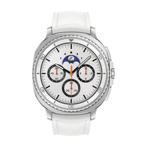 Samsung Galaxy Watch8 Classic smartwatch 46 mm - hvid/sølv, 1,34" AMOLED