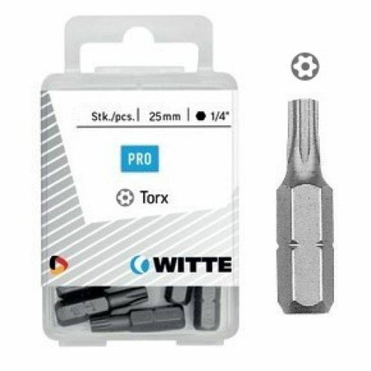 WITTE bit-sæt Torx TX40 - 5 dele, 25 mm