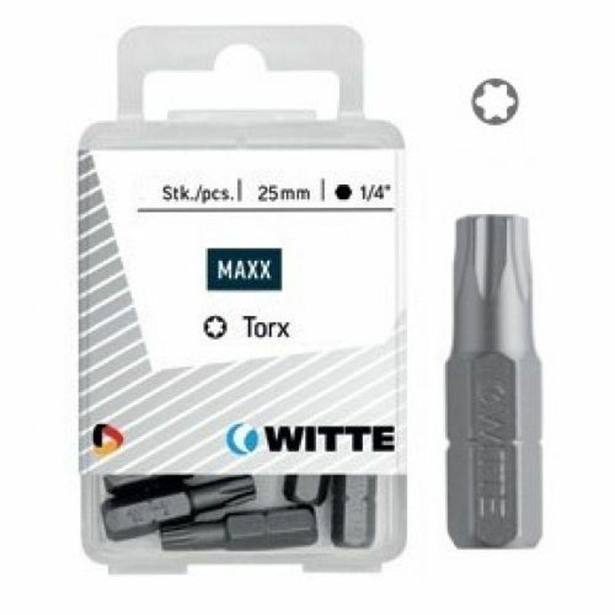 WITTE bit sæt Torx TX - 5 dele, 25 mm