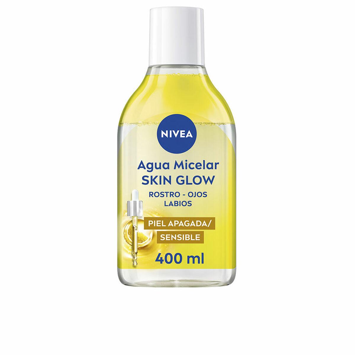 Nivea Agua Micelar Skin Glow - makeupfjerner til ansigt, øjne og læber 400 ml