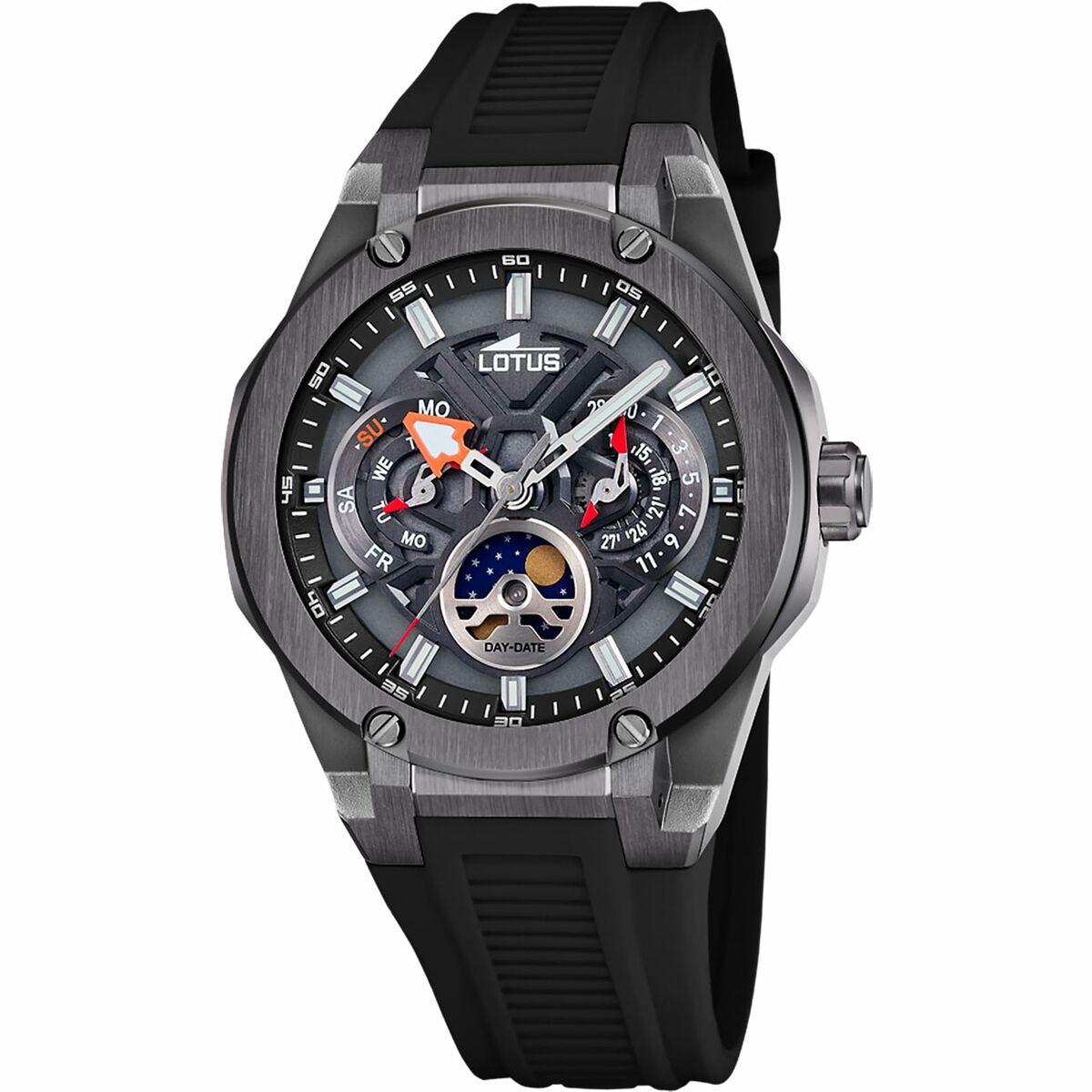 Lotus 18946/6 herreur - sort armbåndsur til mænd billede