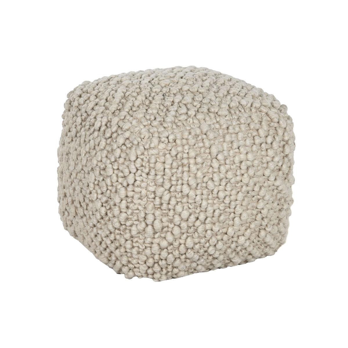 Fodskammel/puf - Beige 45 x 45 x 45 cm