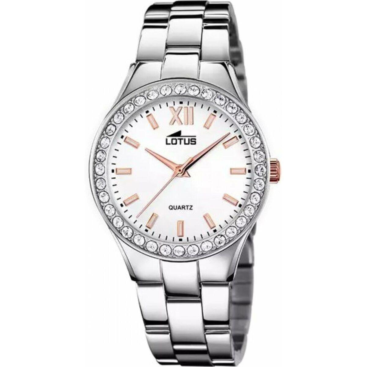 Lotus 18883/1 dameur - sølvfarvet armbåndsur med kvarts billede