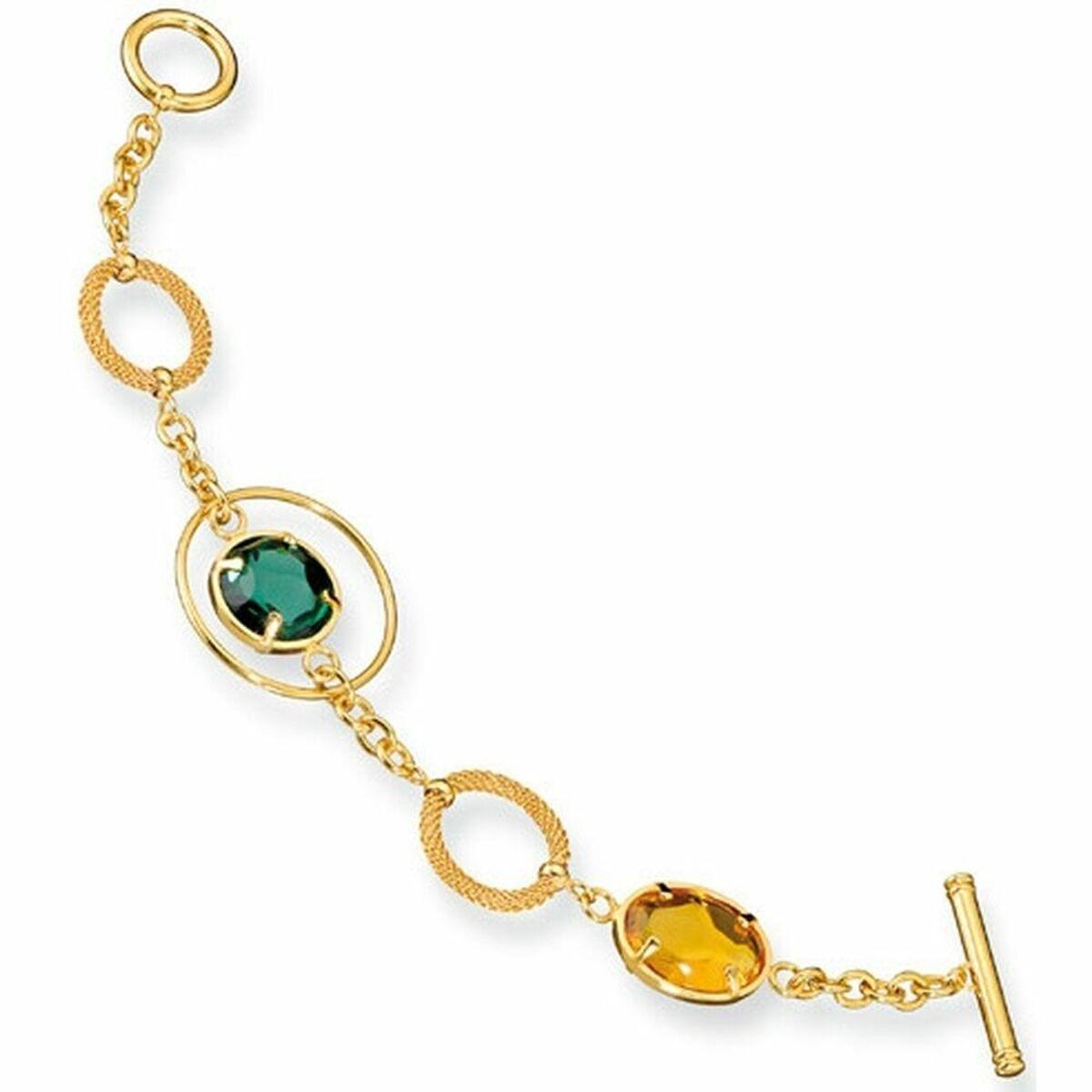 Armbånd til kvinder O603 - elegant guldfarvet design billede
