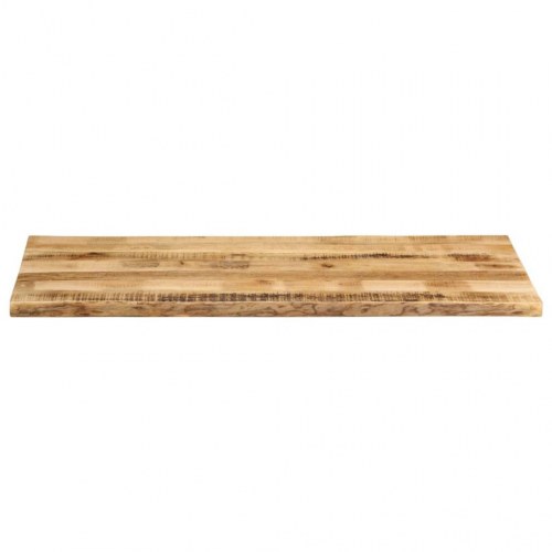 Bordplade 140 x 60 x 2,5 cm i massivt mangotræ med naturlig kant
