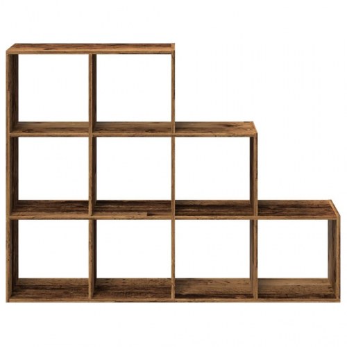Bogreol/rumdeler i konstrueret træ - 137,5 × 29 × 103,5 cm, antikt træ