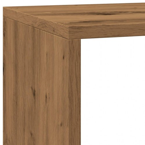 Bogreol/rumdeler i kunsteg - 9 kuber, trappedesign 137,5×29×103,5 cm