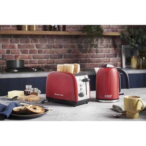Brødrister Russell Hobbs 26554-56 - rød, 2 sprækker