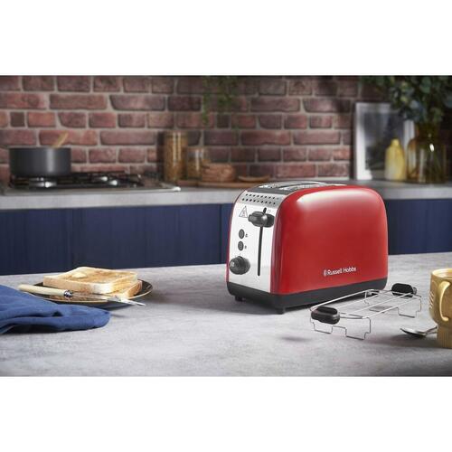 Brødrister Russell Hobbs 26554-56 - rød, 2 sprækker
