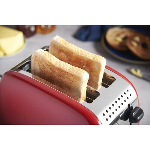Brødrister Russell Hobbs 26554-56 - rød, 2 sprækker
