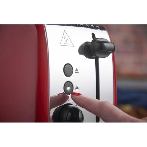 Brødrister Russell Hobbs 26554-56 - rød, 2 sprækker