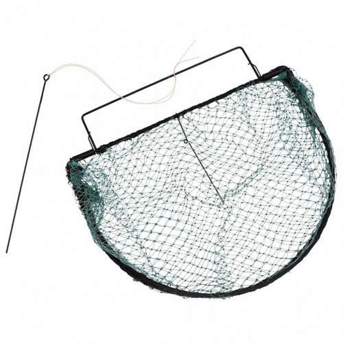 Fuglenet 50 cm stål grøn