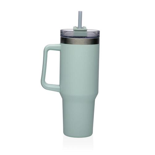 Termokop med låg Versa - grå krus til kaffe og vand