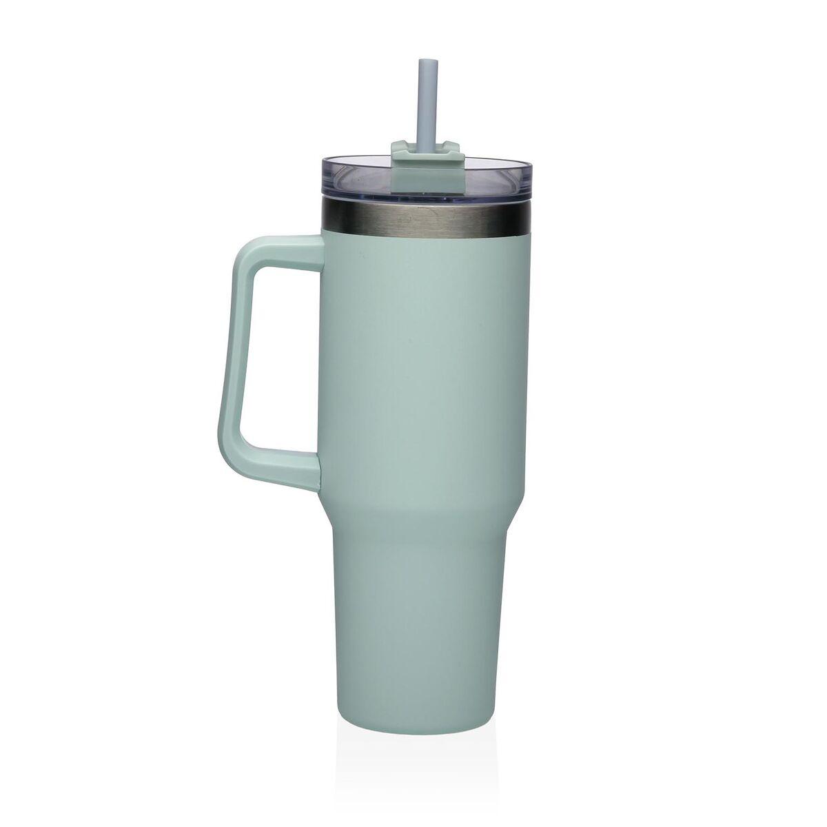 Termokop med låg Versa - grå krus til kaffe og vand