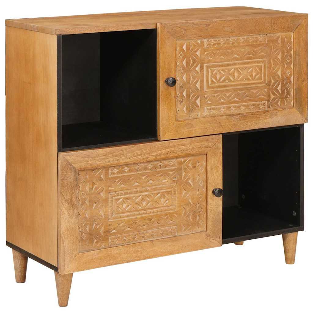 Sidebord Lysebrun 33,5 x 80 x 75 cm billede