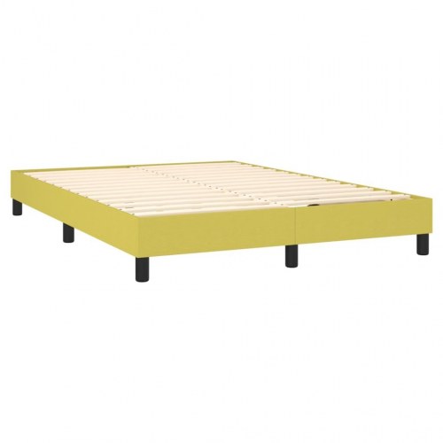 Sengeramme uden madras Grøn 140x200 cm Stof