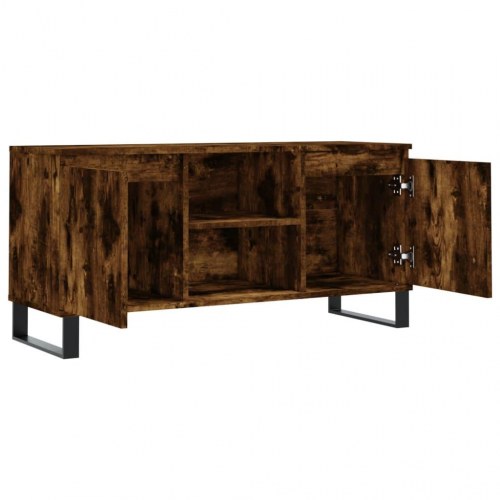 TV-bord 104 x 35 x 50 cm - røget egetræ
