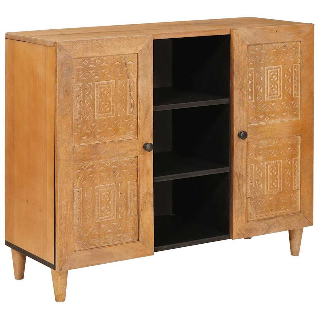 Sidebord Lysebrun 33,5 x 90 x 75 cm billede